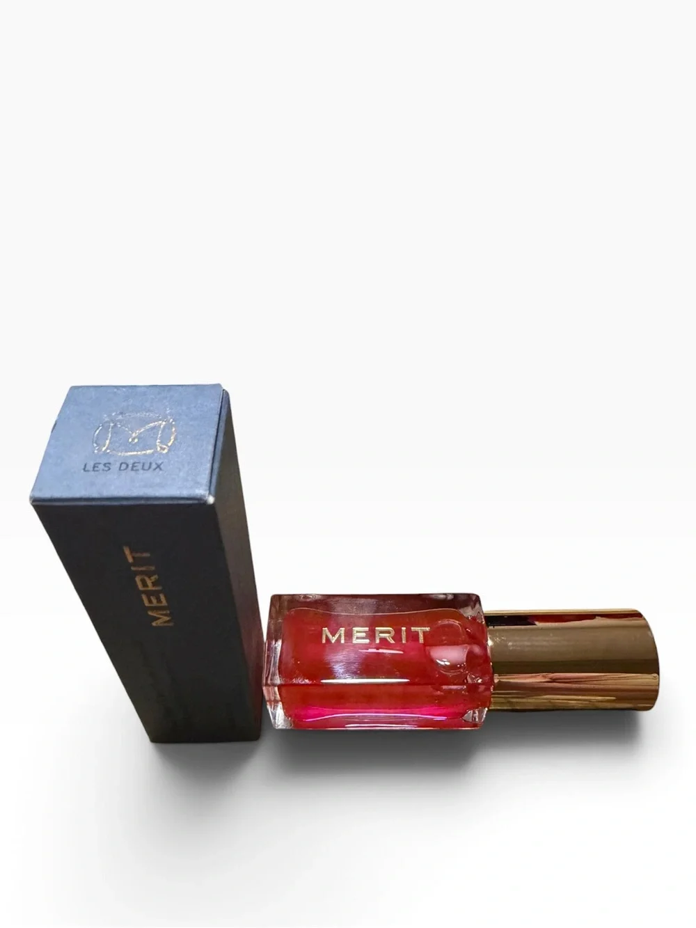 MERIT Slick Gelée Tinted Lip Oil in Les Deux